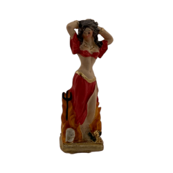 Figurine en résine Pomba Gira de 5 cm en boîte