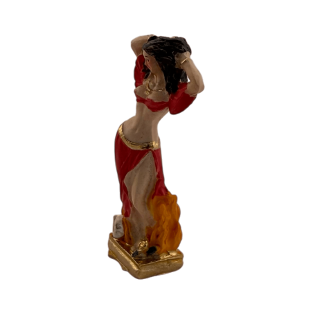 Figura Resina Pomba Gira 5cm en lata