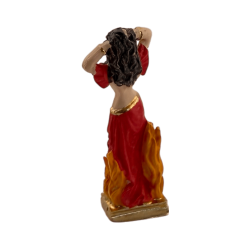 Figurine en résine Pomba Gira de 5 cm en boîte