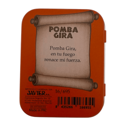 Pomba Gira harsfiguur 5 cm in blik
