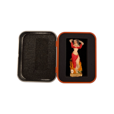 Figura Resina Pomba Gira 5cm en lata