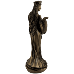 Resin figure Goddess of Fortune 15cm round base