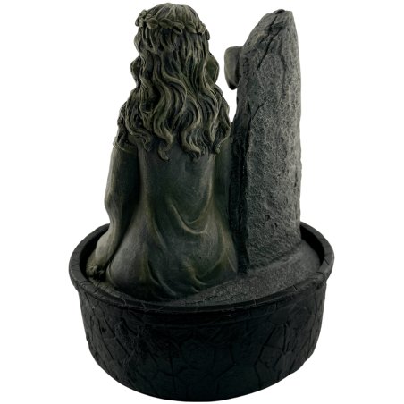 Gaia Moeder Aarde Hars Waterfontein met Verlichting 20x20x25cm