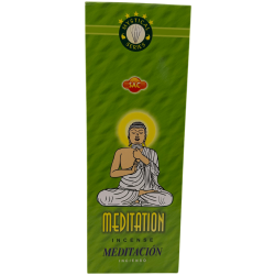 Incenso da meditazione SAC - Confezione da 6 pacchetti esagonali da 20 bastoncini ciascuno, per un totale di 120 bastoncini di i