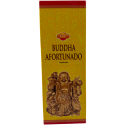 SAC Lucky Buddha Räucherstäbchen – Schachtel mit 6 sechseckigen Packungen à 20 Stäbchen, insgesamt 120 Räucherstäbchen