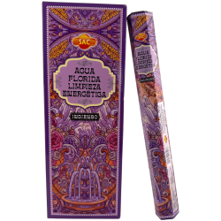 SAC Florida Water Incense Energy Cleansing - Ask med 6 sexkantiga förpackningar med 20 pinnar vardera, 120 rökelsepinnar