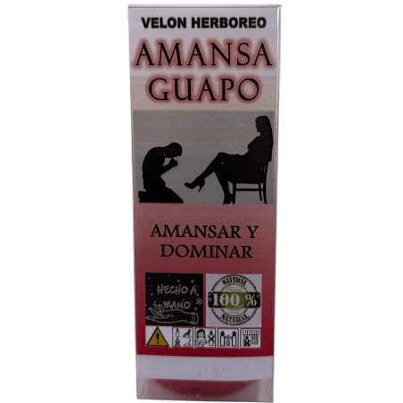 Veló Herboreu Amansa Guapo - Veló Esotèric 14x6cm - Amansar i Dominar