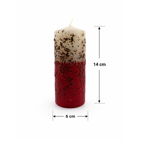 ハンサムな男性を飼いならすためのハーブキャンドル - 秘教的なキャンドル 14x6cm - 飼いならしと支配のために