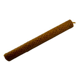 Bougie au miel et au Palo Santo - 100 % cire d'abeille véritable - Attire les énergies positives, purifie en profondeur, apporte