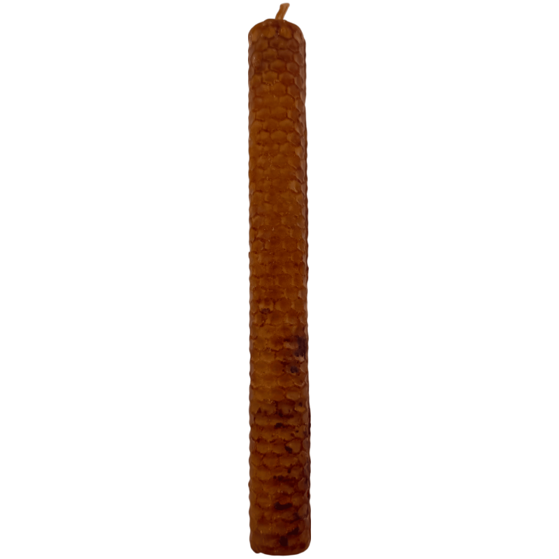 Vela de Mel amb Sàndal - 100% Cera d'Abella Autèntica - Connexió, Atracció, Elevació i Harmonització-Espelmes de Mel Natural - Cera d'Abella-HOSTENATURA