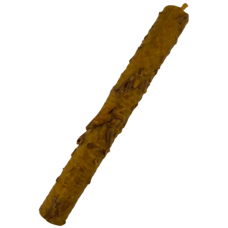 Lumânare cu Miere și Scorțișoară - Ceară de Albine 100% Autentică - Abundență, Prosperitate și Energii Pozitive
