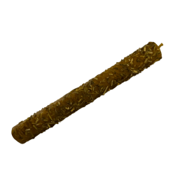 Espelma de Mel amb Ruda - 100% Cera d'Abella Autèntica - Protecció, Trenca Encanteris i Purificació