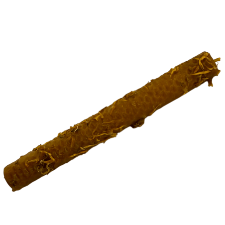 Vela de Miel con Caléndula - 100% Cera de Abeja Auténtica - Alegría, Éxito, Desbloqueo, Elevación...