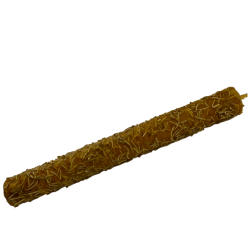 Honey Candle with Rosemary - 100% Genuine Beeswax - Cleansing, Prosperity, Against Negative Energies, Clarity, Protection