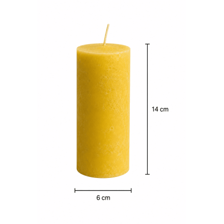 Lumânare cu sulf din plante - Lumânare ezoterică 14x6cm - Curăță gândurile și emoțiile negative