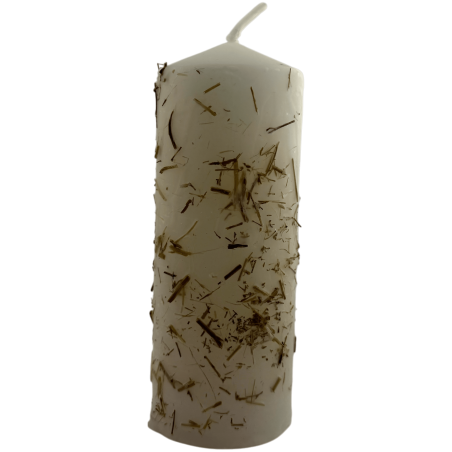 Velón Herboreo San Benito - Velón Esotérico 14x6cm - Protección contra maleficios