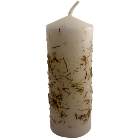 Velón Herboreo San Benito - Velón Esotérico 14x6cm - Protección contra maleficios