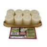 Pacote com 8 velas...