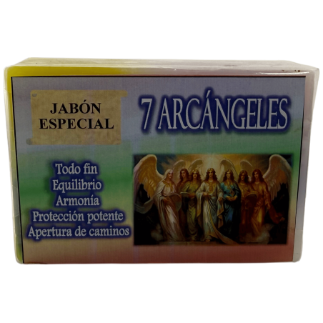Jabón Esotérico 7 Arcángeles 120gr. - Todo fin, equilibrio, armonía, protección, apertura de caminos...