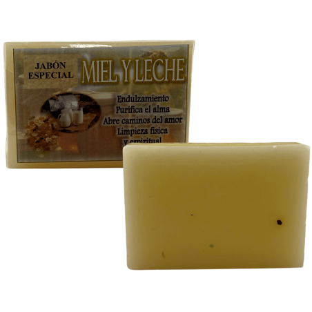 Sabonete Esotérico de Mel e Leite 120g - Adoçante, Purificador, Abre Caminhos, Limpador...