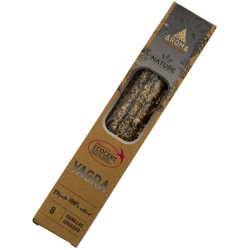 Tămâie organică Yagra AROMA Nature - 8 bețișoare, durată 1 oră