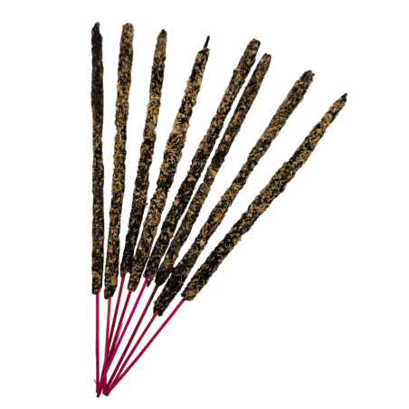 Coffret d'encens bio Musc blanc AROMA Nature - 12 boîtes de 8 bâtonnets épais