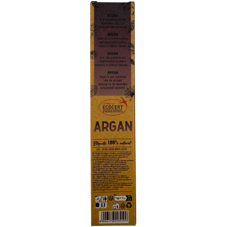 Caja Incienso Orgánico Argán AROMA Nature - 12 cajitas de 8 barritas gruesas