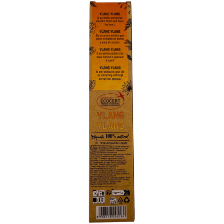 Incienso Orgánico Ylang Ylang AROMA Nature - 8 varillas 1h duración