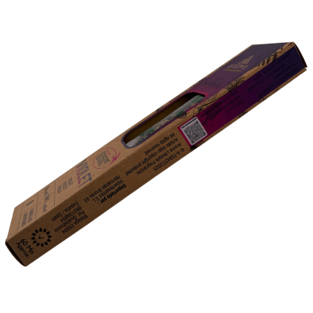 AROMA Nature Organic Violet Incense - 8 sticks, 1 hour duration