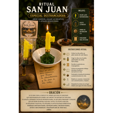 Special San Juan Ritual to Remove Obstacles - Open Paths, Remove Negative Energy and Attract Blessings