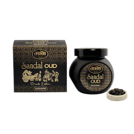Incenso Árabe Bakhoor Sândalo Oud AUM Fragrances Private Edition - 40g