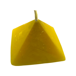 Yellow Pyramid Candle 10x10x7 - Esoteric Candle