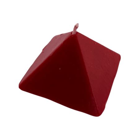 Red Pyramid Candle 10x10x7 - Esoteric Candle