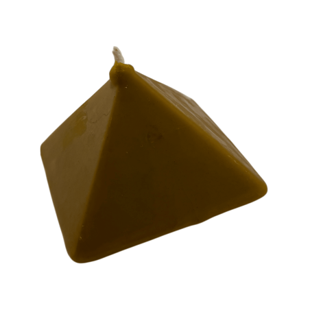 Vela de Mel em Pirâmide 10x10x7 - Vela Esotérica
