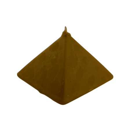 Pyramidenförmige Honigkerze 10x10x7 - Esoterische Kerze