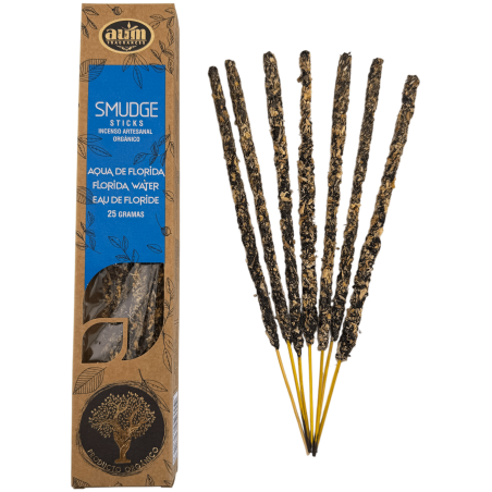 Organic Incense Box Florida Water AUM Fragrances - 12 boxes of 25gr.