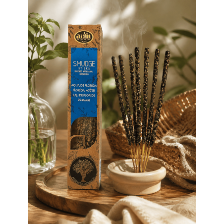 Caja Incienso Orgánico Agua Florida AUM Fragrances - 12 cajitas de 25gr.