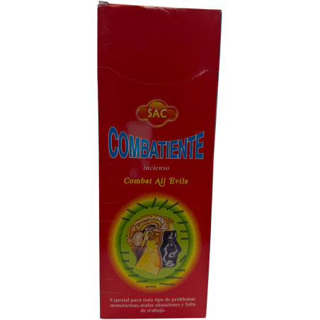 Encens SAC Combatent - Caixa de 6 paquets hexagonals de 20 barretes 120 barretes d'encens