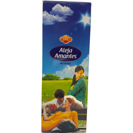 Incienso SAC Aleja Amantes - Caja de 6 paquetes hexagonales de 20 barritas 120 barritas de incienso