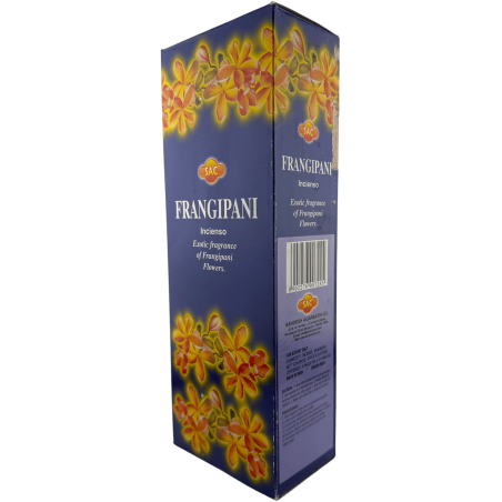 Encens SAC Frangipani - Caixa de 6 paquets hexagonals de 20 barretes 120 barretes d'encens