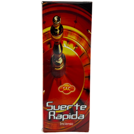 Incienso SAC Suerte Rápida - Caja de 6 paquetes hexagonales de 20 barritas 120 barritas de incienso