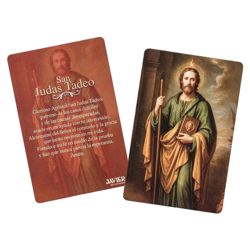 St. Jude Thaddeus print 6x9cm-RELIGIOUS PRINTS-HOSTENATURA