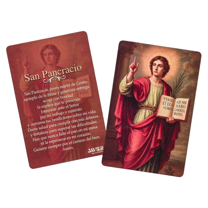 Sankt Pancras-tryck 6x9cm-RELIGIÖSA TRYCK-HOSTENATURA
