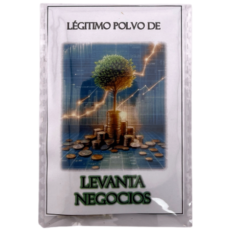 Pó esotérico para impulsionar os negócios
