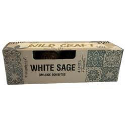 Wild Craft Golden Nag Vijayshree Vit Salvia Rökelsebomber - 4 bomber
