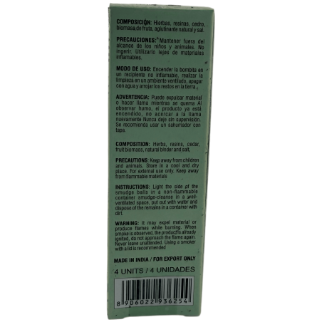 Wild Craft Golden Nag Vijayshree Rosemary Incense Bombs - 4 bomby
