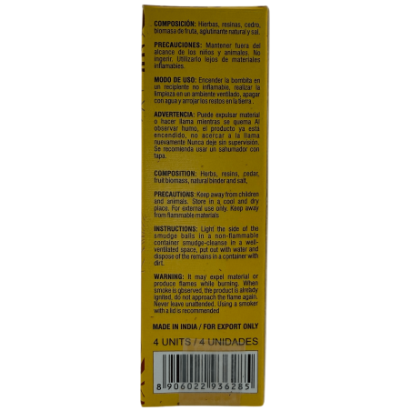 Becuri de tămâie Wild Craft Golden Nag Vijayshree Olibanum - 4 becuri