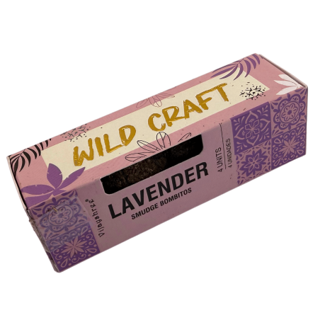 Wild Craft Golden Nag Vijayshree Lavendel Rökelsebomber - 4 bomber
