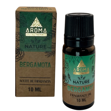 Huile parfumée à la bergamote, parfums aromatiques 10 ml.