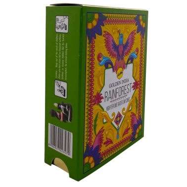Conos Incienso Reflujo Rainforest SREE VANI India Golden India - Paquete de 10 conos blackflow